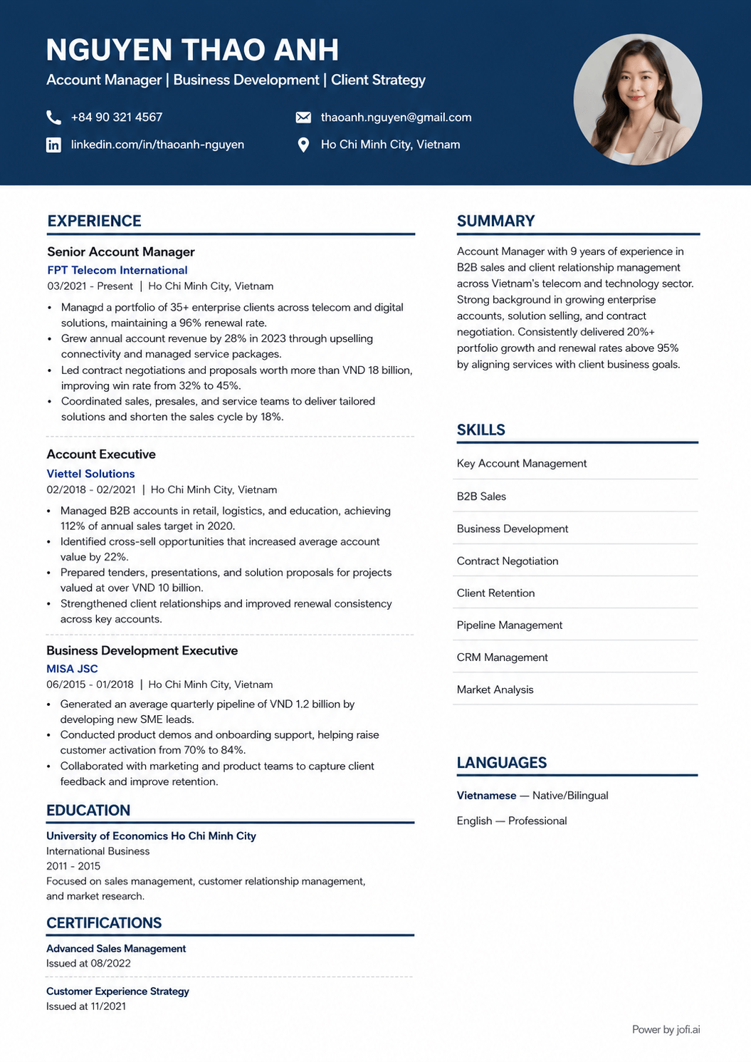 Mẫu CV Creative